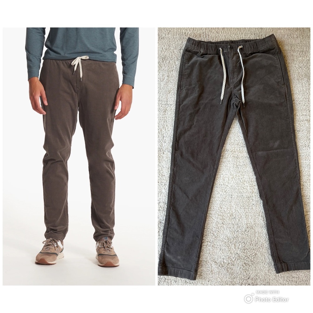 Vuori Optimist Pant Size L in Cocoa